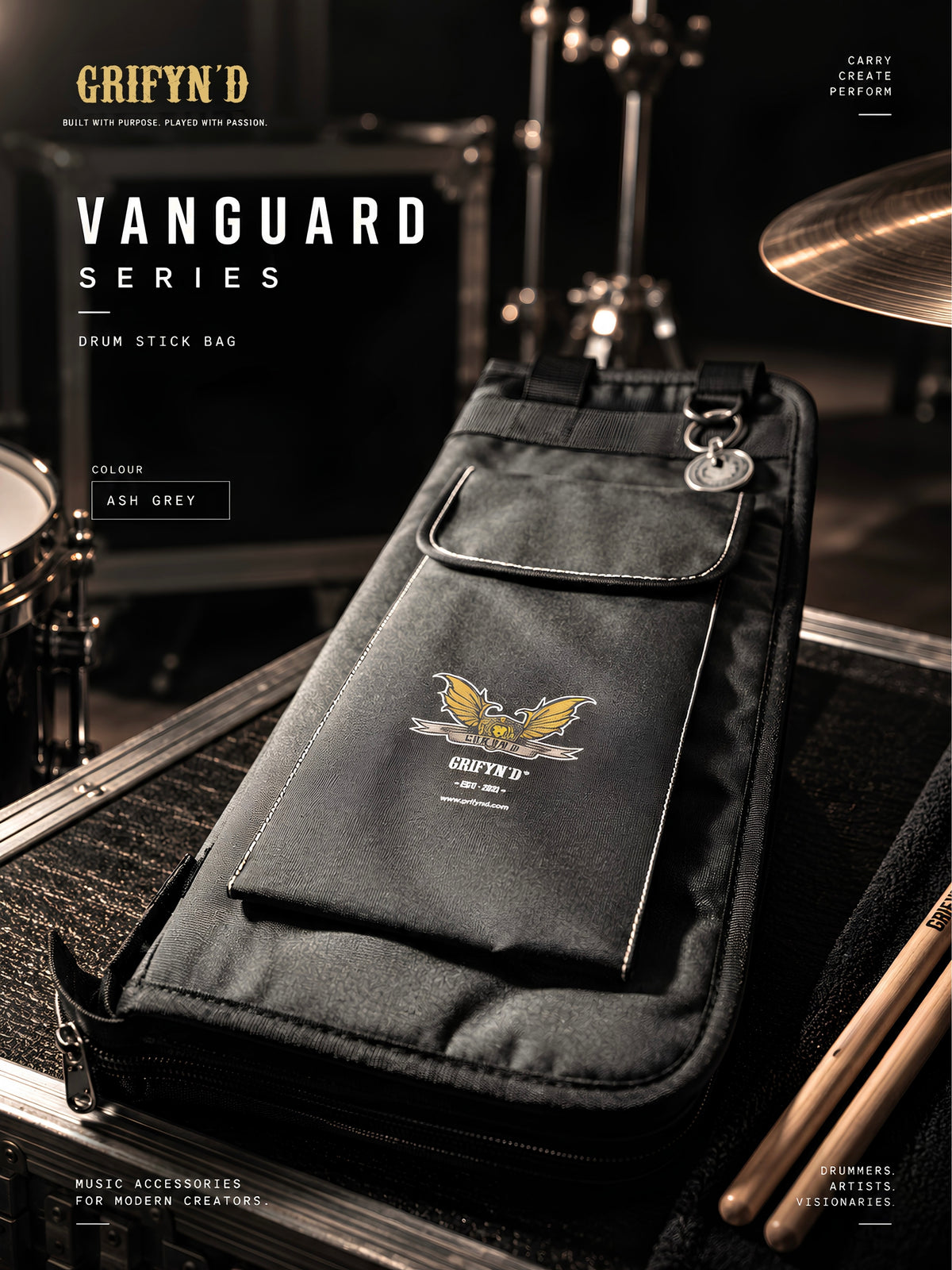 Grifyn'd Drummer's Utility Bag - Vanguard series