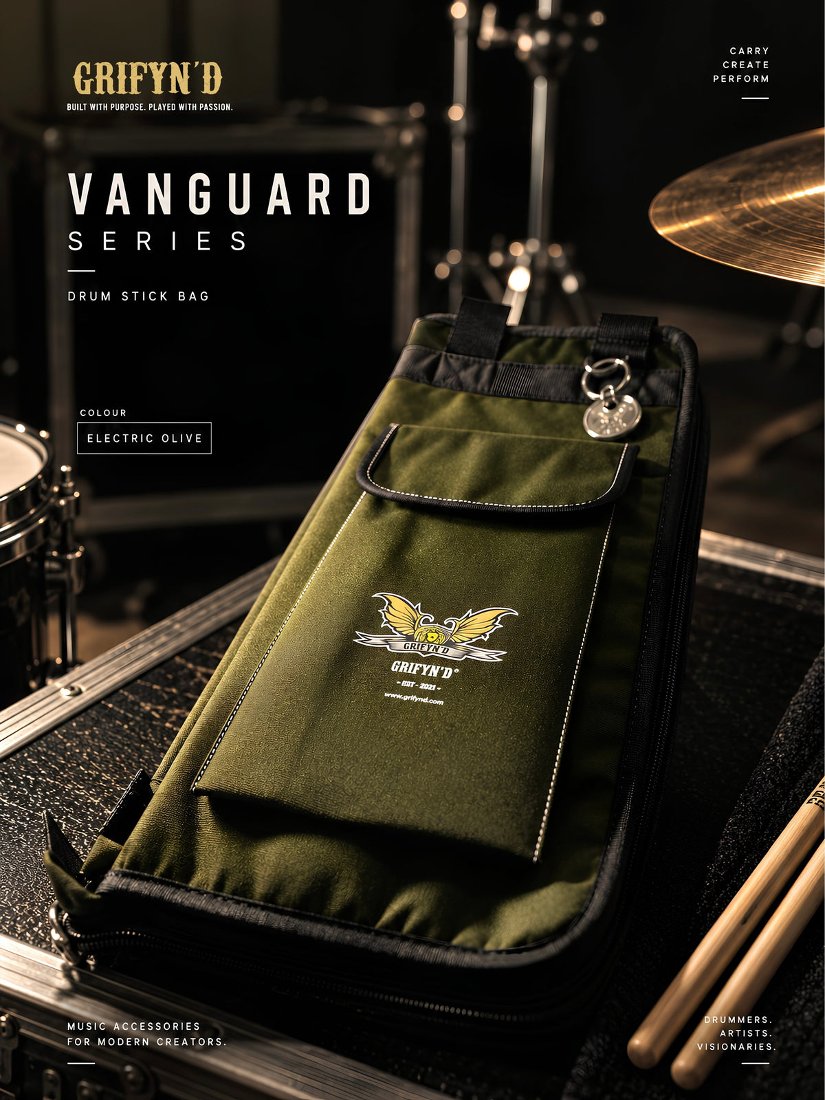 Grifyn'd Drummer's Utility Bag - Vanguard series