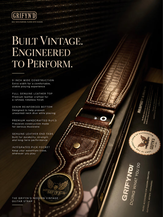 Grifyn'd Modern Vintage Guitar Strap