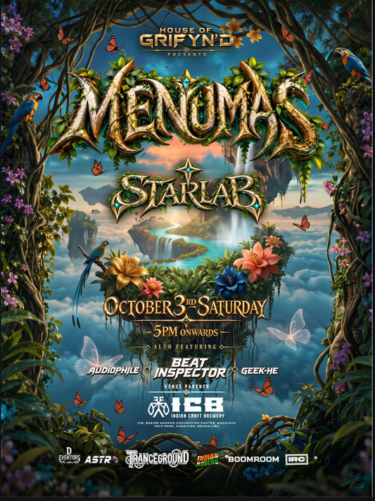 Menumas feat. Starlab Live | 3rd Oct | Bangalore