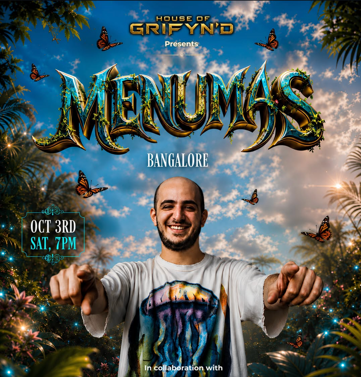 Menumas feat. Starlab Live | 3rd Oct | Bangalore